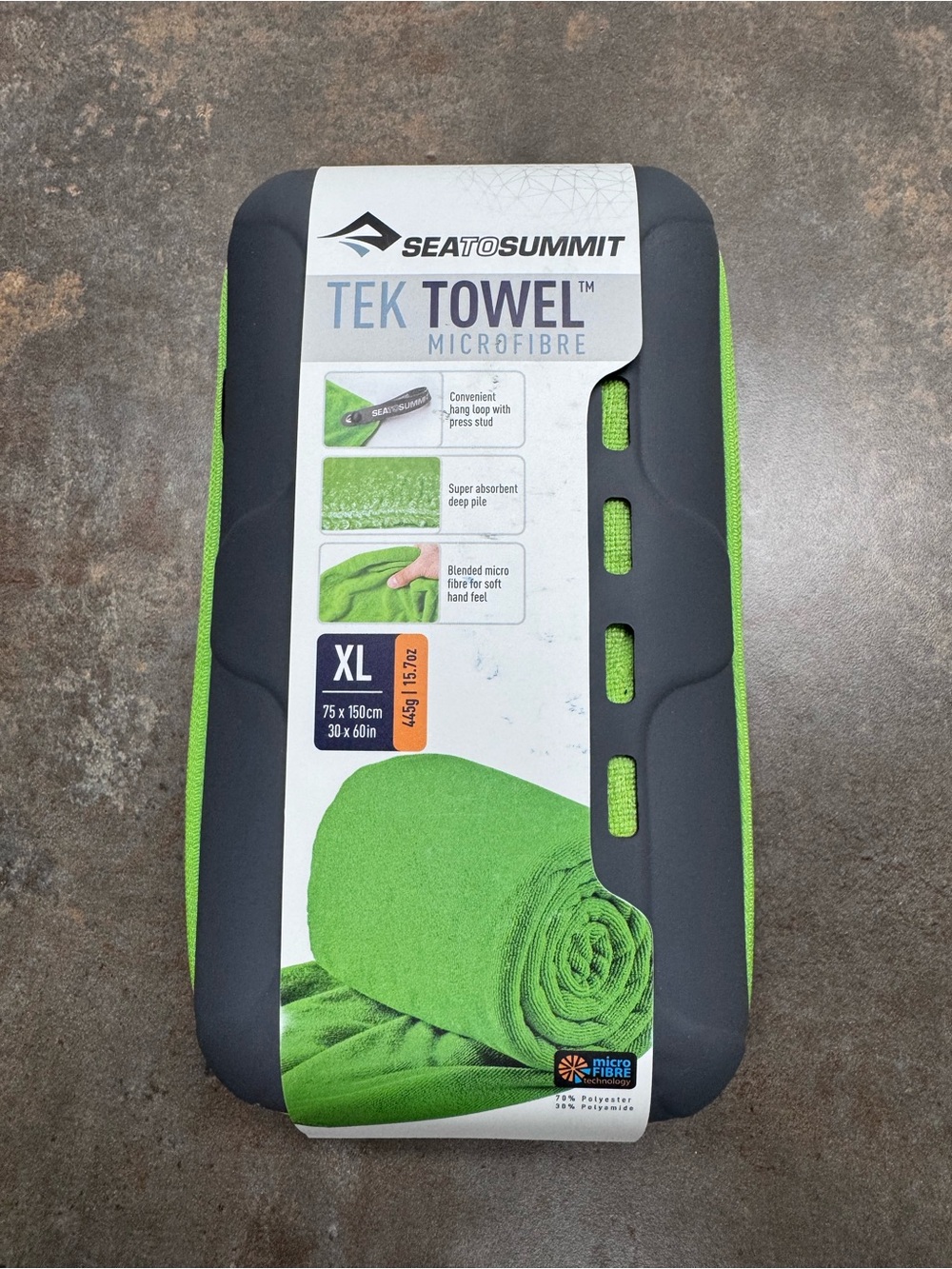 Sea to Summit Tek Towel XL Microfibre Towel - Green